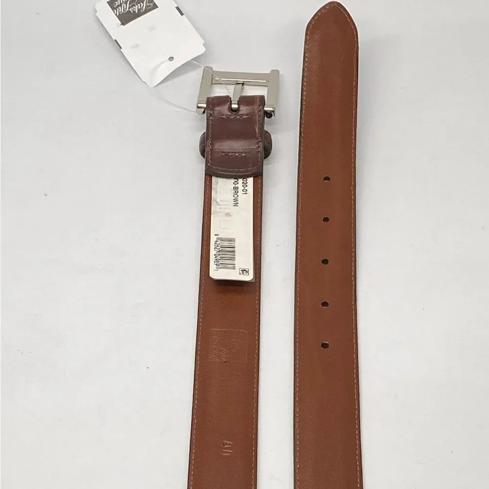 Saks Fifth Avenue Brown Leather Belt size 44